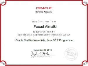 OCA_1Z0-803_Certification