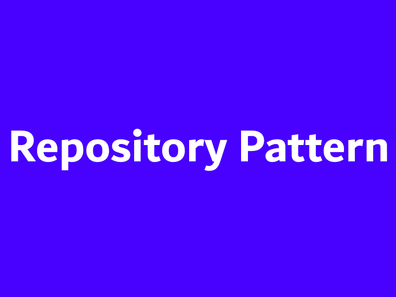 عمل ال Repository Pattern باستخدام ال Interface